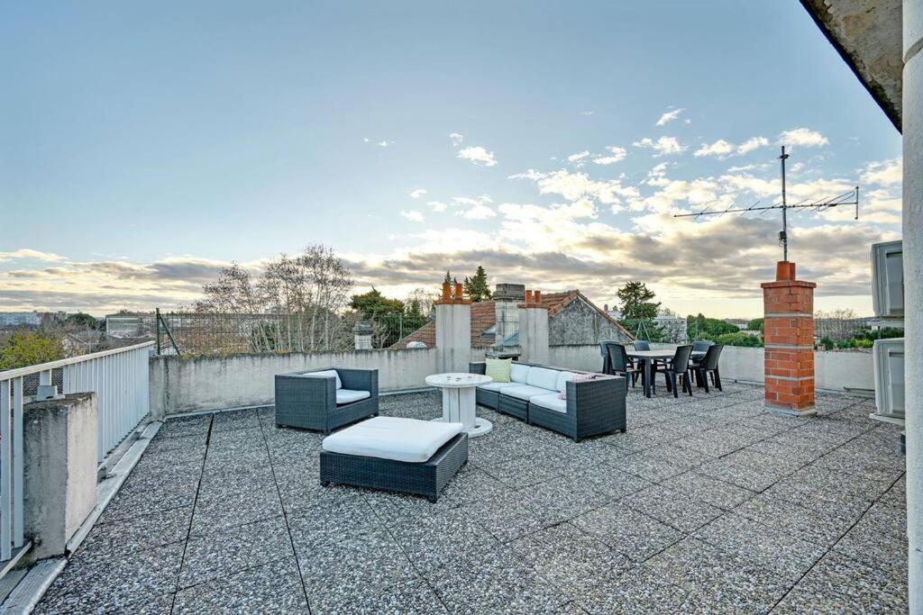 The Rooftop - Ac Clim - Wi-Fi - Parking Gratuit Dans La Rue Avignon Eksteriør bilde